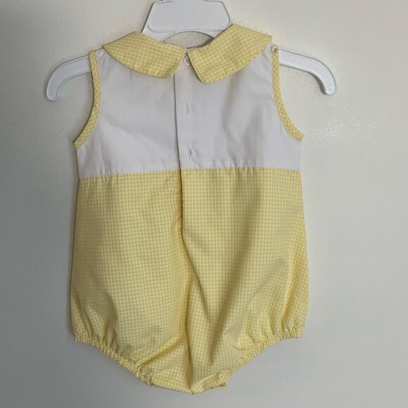 The Proper Peony Cleo Yellow Chick Boy Bubble 6mo - Picture 4 of 4